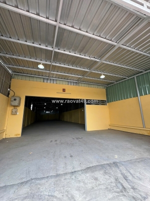 Cho thuê 450m2 kho mt nguyễn cửu phú đối diện đh phạm ngọc thạch