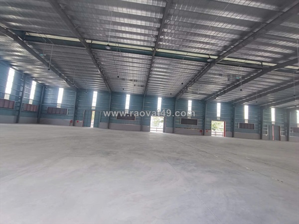 Cho thuê 8,000m kho, xưởng mới tại đt 379 yên mỹ. hưng yên. có pccc tự động