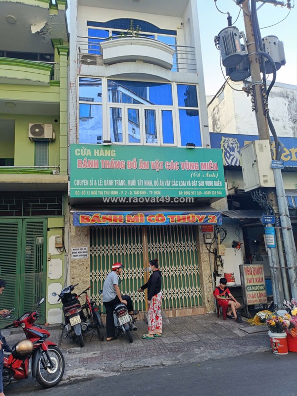 Cho thuê mb 40m2 mặt tiền 12 ngô thị thu minh, p2, quận tân bình