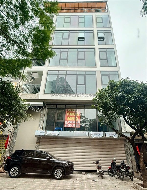 Cho thuê nhà 5 tầng – 393 nguyễn khang, cầu giấy , hà nội - thông sàn – giá 135