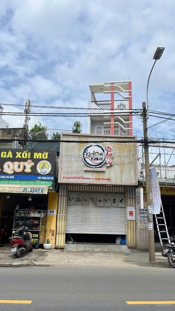 Cho thuê nhà nguyên căn mặt tiền phan huy ích, gò vấp, khu dân cư sầm uất, tiện