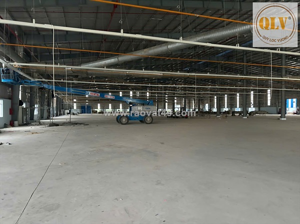 Cho thuê nhà xưởng tân uyên 125.000m²