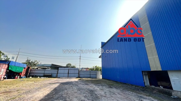 Cho thuê xưởng sản xuất dt đất 4000m2. tt long thành . chỉ 80tr. trống xưởng