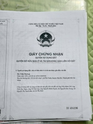 Cơ hội sở hữu nhà giá tốt tại nhà bè – chỉ 2 tỷ 380 (thương lượng)