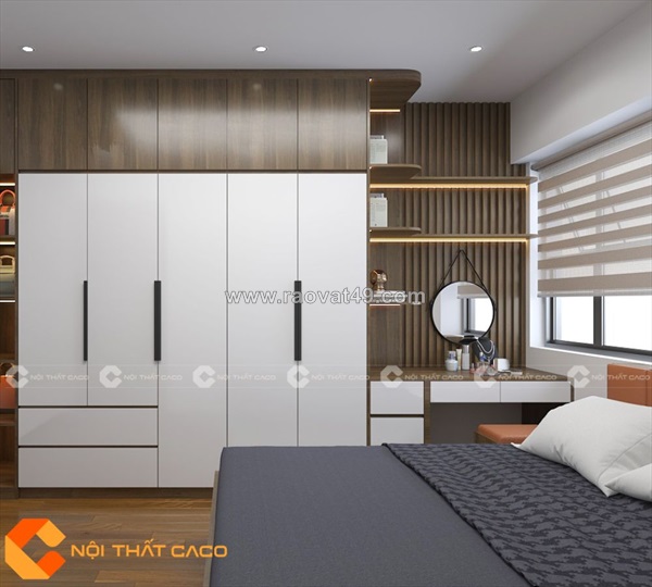 Combo phòng ngủ gỗ công nghiệp mdf đẹp chất lượng