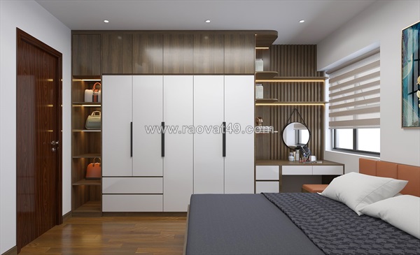 Combo phòng ngủ gỗ công nghiệp mdf đẹp chất lượng