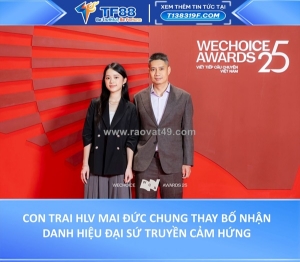 Con trai hlv mai đức chung xúc động