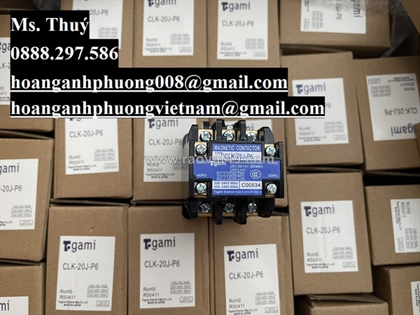 Contactor togami clk-20j-p6 220v - nhập số lượng lớn, giá ưu đãi