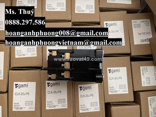 Contactor togami clk-20j-p6 220v - nhập số lượng lớn, giá ưu đãi