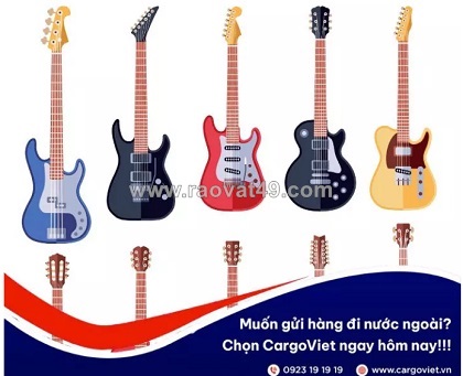 Cùng cargoviet tìm hiểu các loại đàn guitar thường được gửi đi mỹ