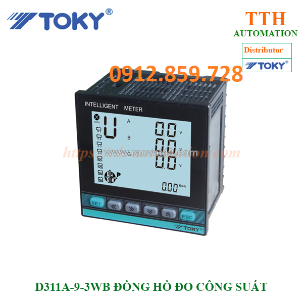 D311a-9-3wb - đồng hồ đo công suất toky