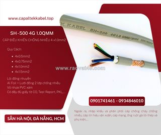 Đà nẵng, hà nội phân phối cáp điều khiển chống nhiễu 4x1.0 altek kabel