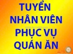 Đặc sản trảng bàng hoàng long tuyển phục vụ, phụ bếp nam