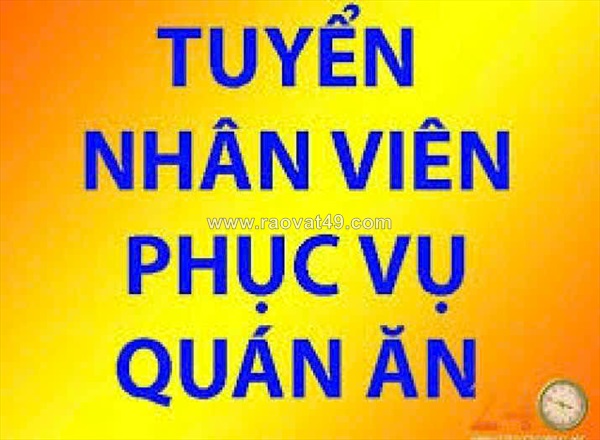 Đặc sản trảng bàng hoàng long tuyển phục vụ, phụ bếp nam
