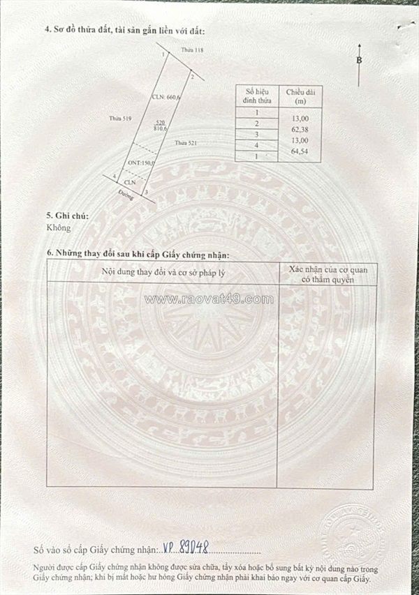 Đất chính chủ- giá tốt cần bán nhanh lô đất đầu tư sinh lời tại huyện nho quan