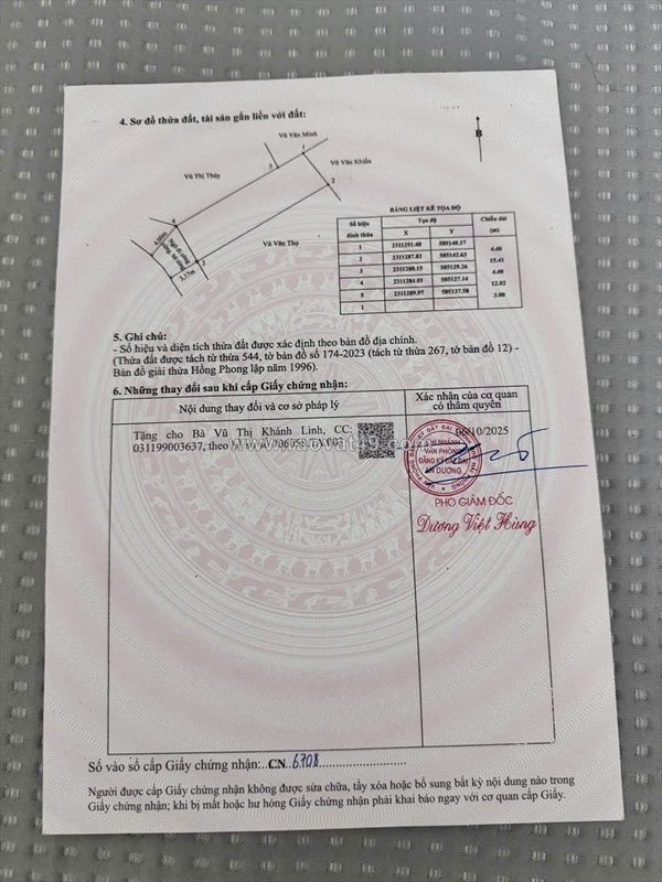 Đất chính chủ - giá tốt tdp hà đỗ 2, phường hồng phong, quận an dương, tp hải