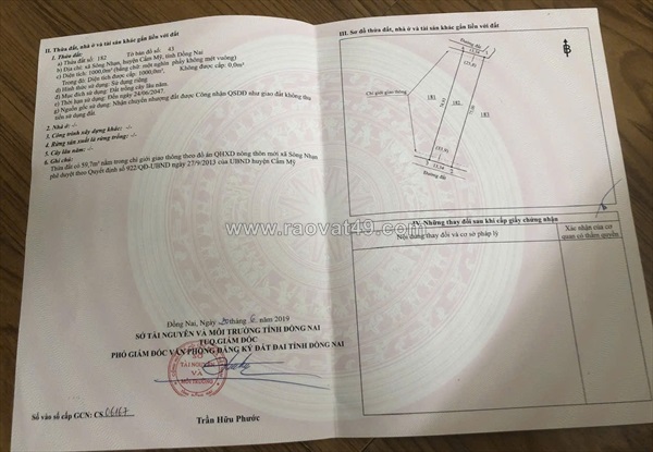 Đất đẹp - đầu tư sinh lời - chính chủ bán đất 2 mặt tiền đường tại sông nhạn,