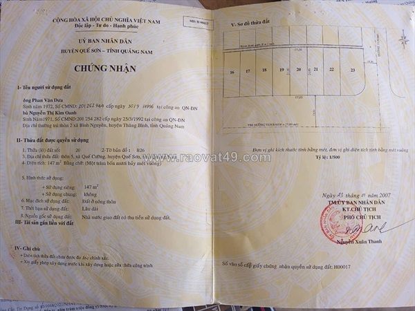 Đất đẹp- giá tốt chính chủ cần bán nhanh lô đất vị trí chiến lược tại xã xuân