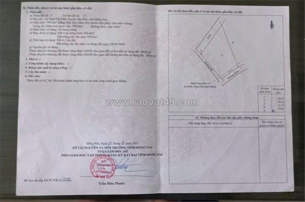 Đất đẹp - vị trí đắc địa - chính chủ bán đất 3 mặt đường xã nam cát tiên, tân
