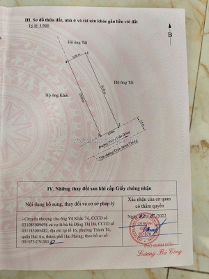 Đất mặt đường trần minh thắng – quý kim  giá 22.x triệu/m²  lô lớn hiếm – vị