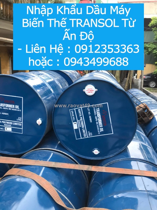 Dầu biến thế transol bán buôn, bán lẻ , giao hàng toàn quốc, hàng có sẵn