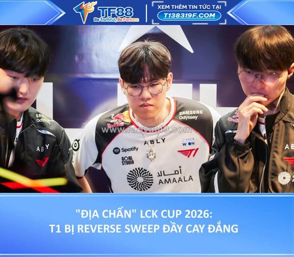 "địa chấn" lck cup 2026: t1 bị reverse sweep đầy cay đắng