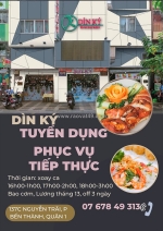 Dìn ký tuyển nhân viên phục vụ quận 1