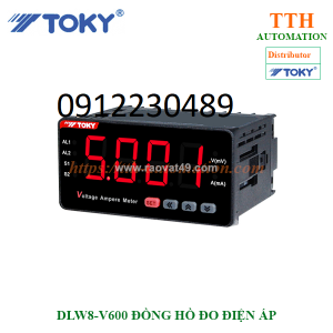 Dlw8-v600 đồng hồ đo điện áp toky 48h*96w*73l(mm)