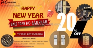 Đón tết an khang - sale khủng 20% toàn bộ cửa hàng