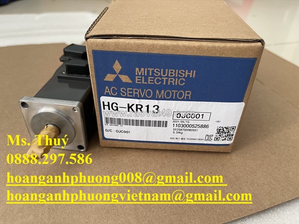 Động cơ servo mitsubishi hg-kr13 - chuyên hàng tự động hoá