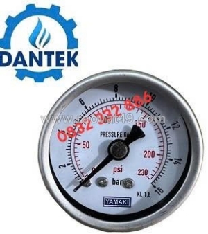 Đồng hồ áp suất yamaki chân sau 0-16 bar giá tốt dantek ở hậu giang