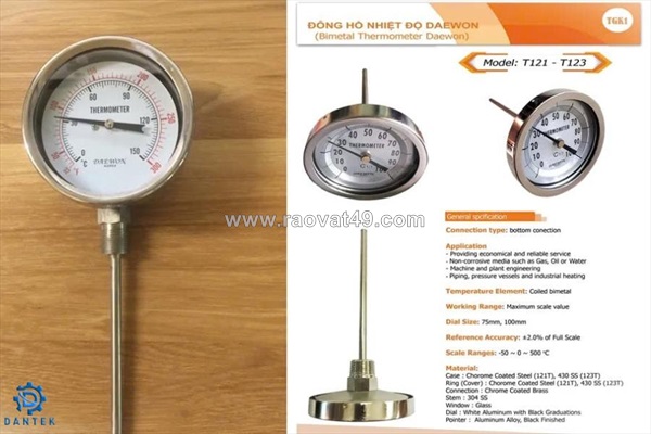 Đồng hồ nhiệt độ trung quốc: giải pháp đo nhiệt giá rẻ, dễ dùng, luôn có sẵn tại dantek