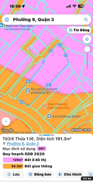 Dt siêu lớn m2 ngang lớn 9,6m*26m- bán nhà mặt tiền trần văn đang ngay góc