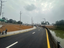 Em có rất nhiều lô đất mặt đường đồng trạng, xã cổ đông, sơn tây vew hồ tự