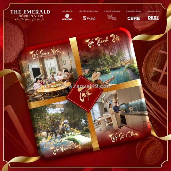 Emerald garden view hội tụ đầy đủ yếu tố ch 7tr/tháng tại thuận an bình dương