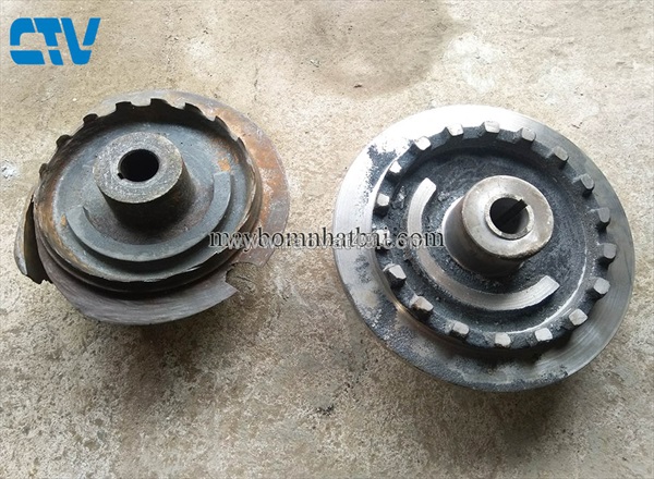 Gia công mới & phục hồi cánh máy bơm pentax theo mẫu