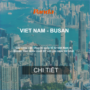 Giá cước vận chuyển hàng hóa từ việt nam đi hàn quốc