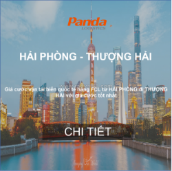 Giá cước vận chuyển hàng từ hải phòng đi thượng hải
