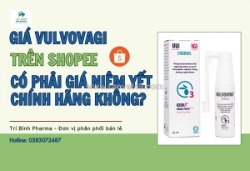 Giá vulvovagi trên shopee có phải giá niêm yết chính hãng không