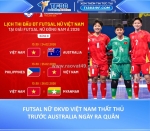 Giải futsal nữ đông nam á 2026: đkvđ việt nam thất thủ