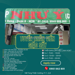 Giặt sấy như ý tuyển dụng đi làm ngay
