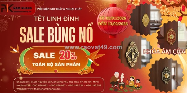 Giờ vàng giá sốc - ưu đãi 20% tất cả sản phẩm