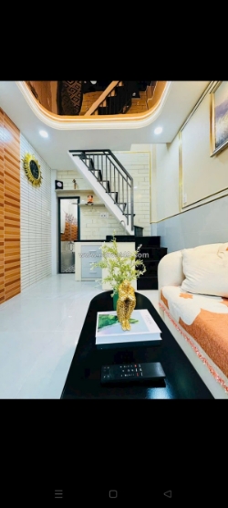 Hạ 170 triệu còn 2,98 tỷ nhà nguyễn du gò vấp 15m2, 3 tầng, hẻm thông thuận