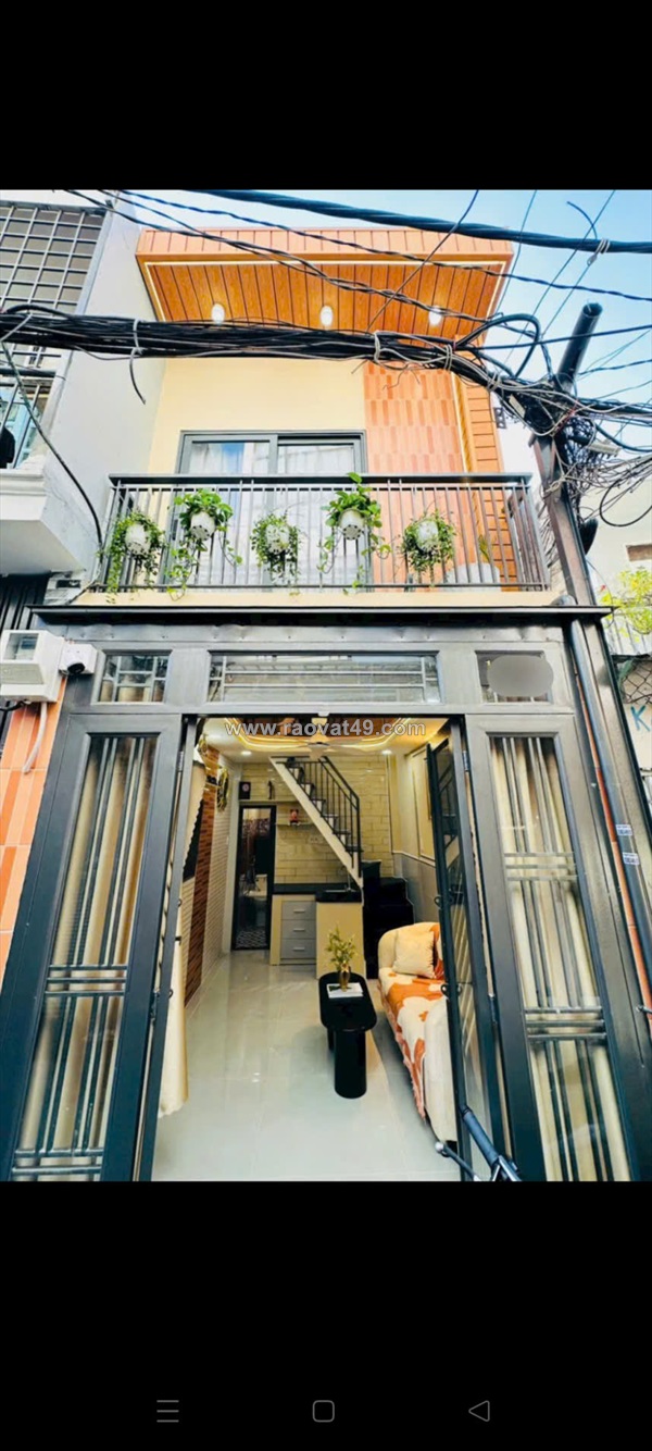 Hạ 170 triệu còn 2,98 tỷ nhà nguyễn du gò vấp 15m2, 3 tầng, hẻm thông thuận