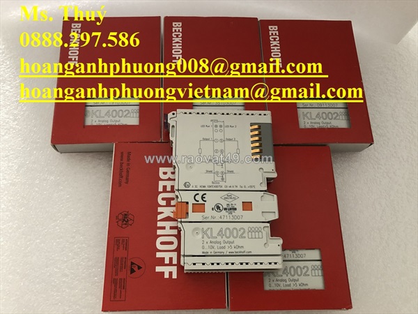 Hàng mới 100% - module beckhoff kl4002 - cty hoàng anh phương