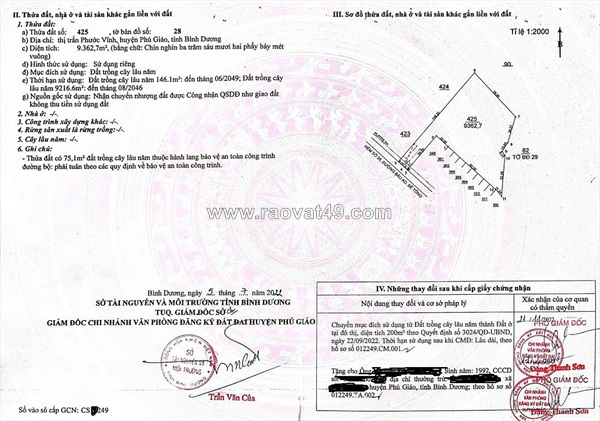 Hot đất đẹp- đầu tư là sinh lời cần bán nhanh lô đất tiềm năng tại huyện phú