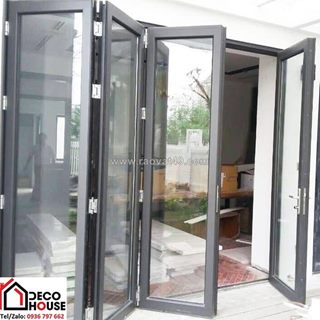 Lắp cửa nhôm xingfa vân gỗ tại đống đa sang như gỗ bền như nhôm