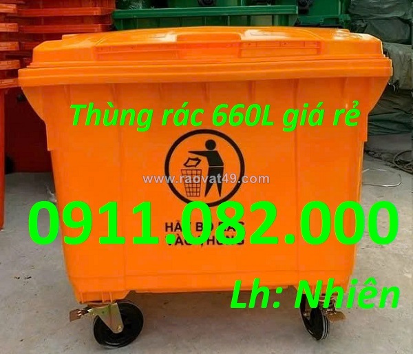 Liên hệ 0911082000 để mua thùng rác nhựa, thùng rác 120l, 240l giá rẻ cạnh tranh