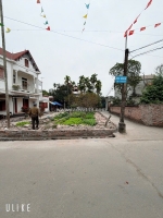 Lô góc 100m 2 mặt tiền trục kinh doanh. ô tô tránh tích giang - phúc thọ - hà