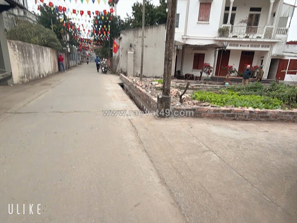 Lô góc 100m 2 mặt tiền trục kinh doanh. ô tô tránh tích giang - phúc thọ - hà